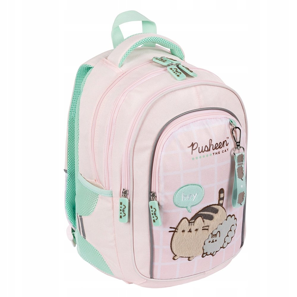 Pusheen Core Plecak Szkolny Młodzieżowy Dziewczynki kotorożec Pluszowy 3D
