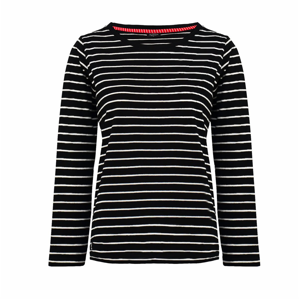 Koszulka z długim rękawem w paski czarna Captain Mike® rozmiar L