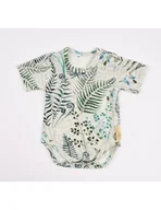 Body dla niemowląt - Baby in world Body niemowlęce z krótkim rękawem bawełniane Paprocie, Rozmiar: 68/74 - miniaturka - grafika 1