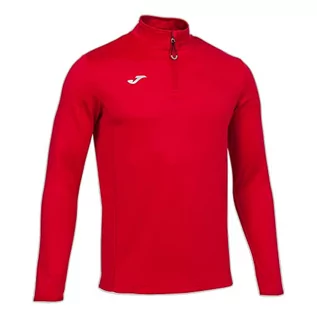 Bluzy męskie - Joma bluza męska do biegania night, czerwony, XL - grafika 1