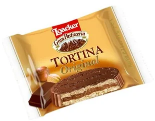 Wafel w czekoladzie Tortina Original 21g - Loacker - Batoniki - miniaturka - grafika 1