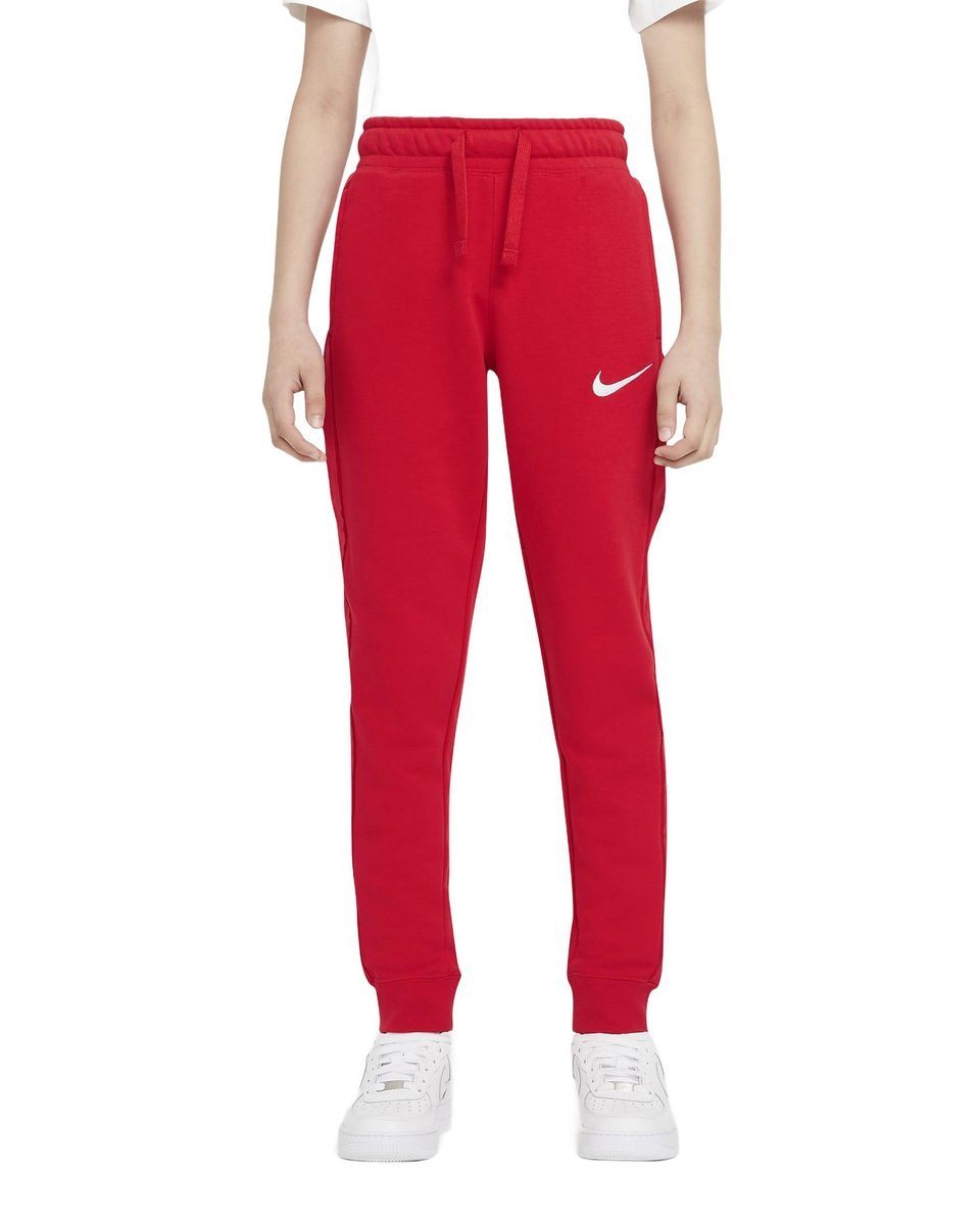 Spodnie Dresowe Nike Swoosh - Intensywna Czerwień S