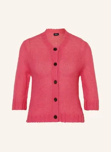 Joop! Kardigan Z Rękawami 3/4 I Dodatkiem Alpaki pink - Swetry damskie - miniaturka - grafika 1
