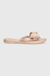 Melissa japonki MELISSA FLIP FLOP SLIM V AD damskie kolor różowy na płaskim obcasie M.35748.AU006 - Klapki i japonki damskie - miniaturka - grafika 1