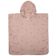 Okrycia kąpielowe dla dzieci - Petu Petu ponczo kąpielowe z kapturem muślin Flower Bird 3-4 lata - miniaturka - grafika 1