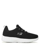 Sneakersy damskie - Skechers Sneakersy Dynamight 12119/BKW Czarny - miniaturka - grafika 1