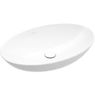 Umywalki - VILLEROY - BOCH 4A4801R1 Loop & Friends Umywalka stojąca na blacie, 620 x 420 x 120 mm, Weiss Alpin CeramicPlus, bez przelewu - miniaturka - grafika 1