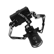 Latarki - Latarka czołowa, Latarka czołowa, Mocna latarka czołowa LED, Jasna latarka czołowa, Latarka czołowa z czujnikiem, Indukcyjna latarka czołowa z akumulatorem - miniaturka - grafika 1