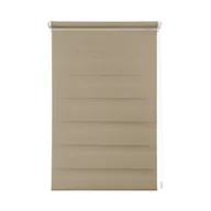 Rolety - Roleta dzień noc 75/71x220 cm Juno Trench ciemno kremowa - miniaturka - grafika 1