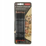Przybory szkolne - Derwent BARWIONY Węgiel W KREDCE 6 SZT TINTED CHARCOAL 2301689 - miniaturka - grafika 1