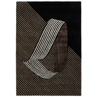 Dywany - Dywan nowoczesny EMERALD Brązowo-czarny - miniaturka - grafika 1