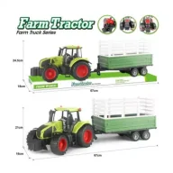 Samochody i pojazdy dla dzieci - Traktor z wysoką przyczepą - TOYS Paweł Wojda - miniaturka - grafika 1