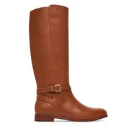 Kozaki damskie - Oficerki LAUREN RALPH LAUREN Brooke Tll 2 Bo Tal 802974383001 Brązowy - miniaturka - grafika 1