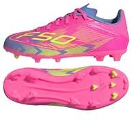 Piłka nożna - Buty adidas F50 League FG/MG Jr FG Jr IE3745 różowy 37 1/3 - miniaturka - grafika 1