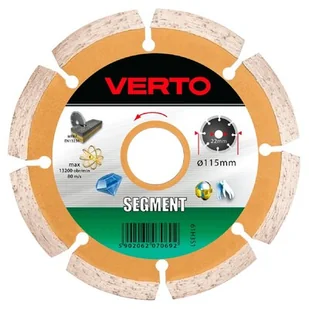 Verto Tarcza diamentowa 115mm, segmentowa, , 61H3S1 - Materiały ścierne - miniaturka - grafika 1