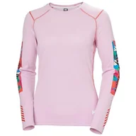 Koszulki i topy damskie - Helly Hansen Damska koszulka sportowa W LIFA Active Crew Ls Baselayer - miniaturka - grafika 1