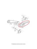 Części i akcesoria do maszyn rolniczych - NEW HOLLAND CASE Pas klinowy rozdrabniacza słomy CNH 84041070 - miniaturka - grafika 1