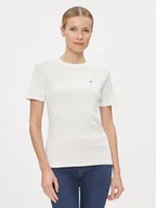 Koszulki i topy damskie - Tommy Hilfiger T-Shirt New Cody WW0WW40587 Biały Slim Fit - miniaturka - grafika 1