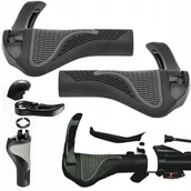 Kierownice rowerowe - Chwyty Rowerowe Rogi Gripy Gumowe Rączki Z Rogami - miniaturka - grafika 1