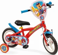Rowery - Rower dziecięcy 12" Psi Patrol Czerwony dla chłopca czerwony od 3 lat Toimsa - miniaturka - grafika 1