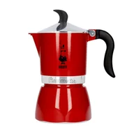 Zaparzacze i kawiarki - Bialetti Kawiarka Fiammetta czerwona 3 filiżanki - miniaturka - grafika 1