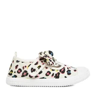 Buty dla dziewczynek - Kapcie DeeZee CEO-JDMS-1202-3 Beżowy - miniaturka - grafika 1