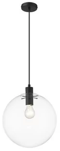 Light Prestige Puerto wisząca duża czarna LP-004/1P L BK - Lampy sufitowe - miniaturka - grafika 1