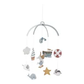 Łamigłówki - Little Dutch Dekoracyjny mobil kartonowy Sailors Bay FSC LD4770 - miniaturka - grafika 1