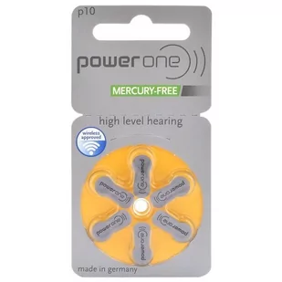 Bateria do aparatu słuchowego VARTA Power One P10 MF, 100 mAh, 1.45 V, 6 szt. - Baterie i akcesoria - miniaturka - grafika 1