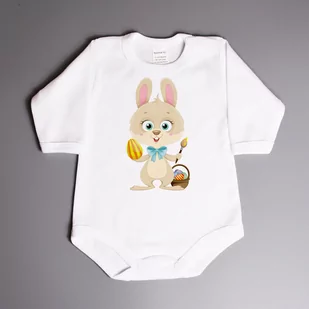 Zajączek wielkanocny, pisanki - body wielkanocne - Body dla niemowląt Zajączek wielkanocny, pisanki - body wielkanocne - Body dla niemowląt - miniaturka - grafika 2