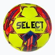 Piłka nożna - Piłka do piłki nożnej SELECT Brillant Super TB FIFA v23 yellow/red 100025 rozmiar 5 - miniaturka - grafika 1