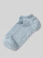 Skarpetki damskie - Krótkie skarpety z napisem z logo w zestawie 2 szt. - miniaturka - grafika 1