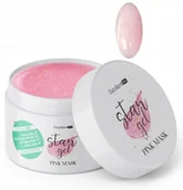 Żele do paznokci - EXCELLENT PRO STAR GEL ZE ZŁOTĄ DROBINĄ ŻEL BUDUJĄCY PINK MASK 15 g - miniaturka - grafika 1