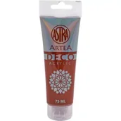 Farby i media malarskie - Astra Farba akrylowa Deco Artea w tubie 75ml brązowa - miniaturka - grafika 1