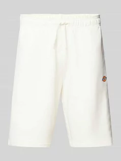 Spodnie sportowe męskie - Szorty z dzianiny dresowej o kroju regular fit z nadrukiem z logo model ‘MAPLETON’ - grafika 1