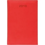 Kalendarze - VIVELLA Ksi$281żkowy A4 dzienny 2018 - czerwony - miniaturka - grafika 1