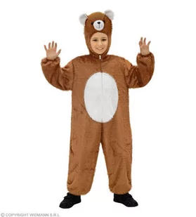 Widmann 9750A - Kinderkostüm Bär, Overall mit Maske, circa 113 cm - Stroje karnawałowe - miniaturka - grafika 1