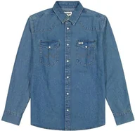 Koszule męskie - camicie uomo wrangler 112357194 seafoam - miniaturka - grafika 1