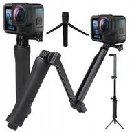 Selfie stick - Selfie Stick Kijek Uchwyt 3WAY Statyw do GoPro 13/12/11/10/9 DJI Hero 2024 - miniaturka - grafika 1