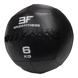 Piłka Wall Ball 6 kg CFA-1771 BAUER FITNESS (czarna) - Piłki do ćwiczeń - miniaturka - grafika 1