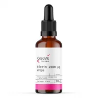 Witaminy i minerały - Ostrovit OstroVit Pharma Biotyna 2500 g w kroplach 30 ml 5903933905198 - miniaturka - grafika 1
