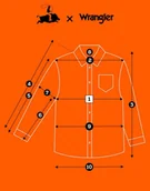 Koszule męskie - Wrangler 1 PKT SHIRT Cerulean klasyczna koszula bawełniana męska krata L - miniaturka - grafika 1