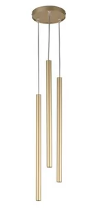 Sopel Koło lampa wisząca 3-punktowa złota 33624 - Lampy sufitowe - miniaturka - grafika 1