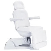 Fotele kosmetyczne - Fotel kosmetyczny elektryczny do salonu kosmetycznego pedicure regulacja 4 siłowniki Benjamin - miniaturka - grafika 1
