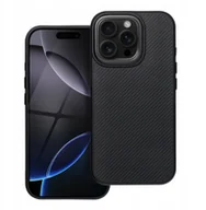 Etui i futerały do telefonów - Carbon Elite Mag Cover kompatybilny z MagSafe pasuje do IPHONE 16 PRO czarny - miniaturka - grafika 1