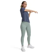 Legginsy - Damskie legginsy do biegania Under Armour UA Fly Fast Tights - zielone - miniaturka - grafika 1