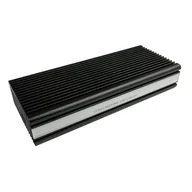 Obudowy i kieszenie na dyski twarde - LC-Power LC-M2-C-MULTI-RGB obudowa do dysków twardych Obudowa SSD Aluminium, Czarny M.2 - miniaturka - grafika 1