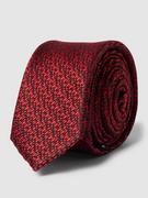 Krawaty i muchy męskie - Krawat ze wzorem na całej powierzchni - miniaturka - grafika 1