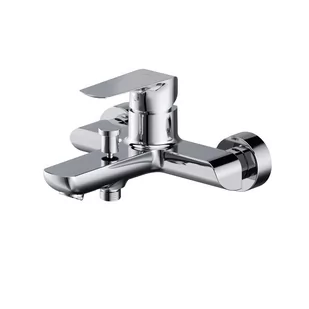 Cersanit City bateria wannowo-prysznicowa ścienna chrom S951-344 S951-344 - Baterie wannowe i prysznicowe - miniaturka - grafika 1