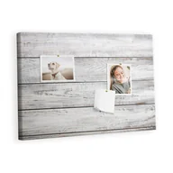 Tablice i flipcharty - Kolorowy Organizer - Tablica Korkowa z Pinezkami - Pomalowane deski 60x40 cm - miniaturka - grafika 1